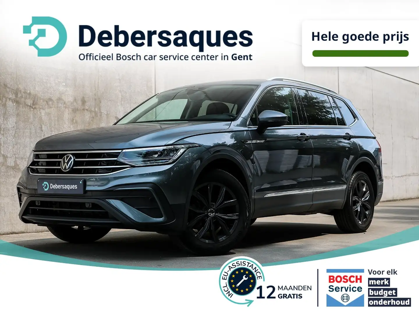 Volkswagen Tiguan Allspace 1.5 TSI DSG 7-zits TREKHAAK ZETELVERW APP PSENSCAM Gris - 1