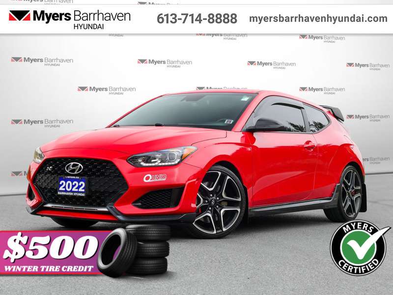 2022 Hyundai Veloster DCT  - Navigation -  Android Auto - $156 B/W