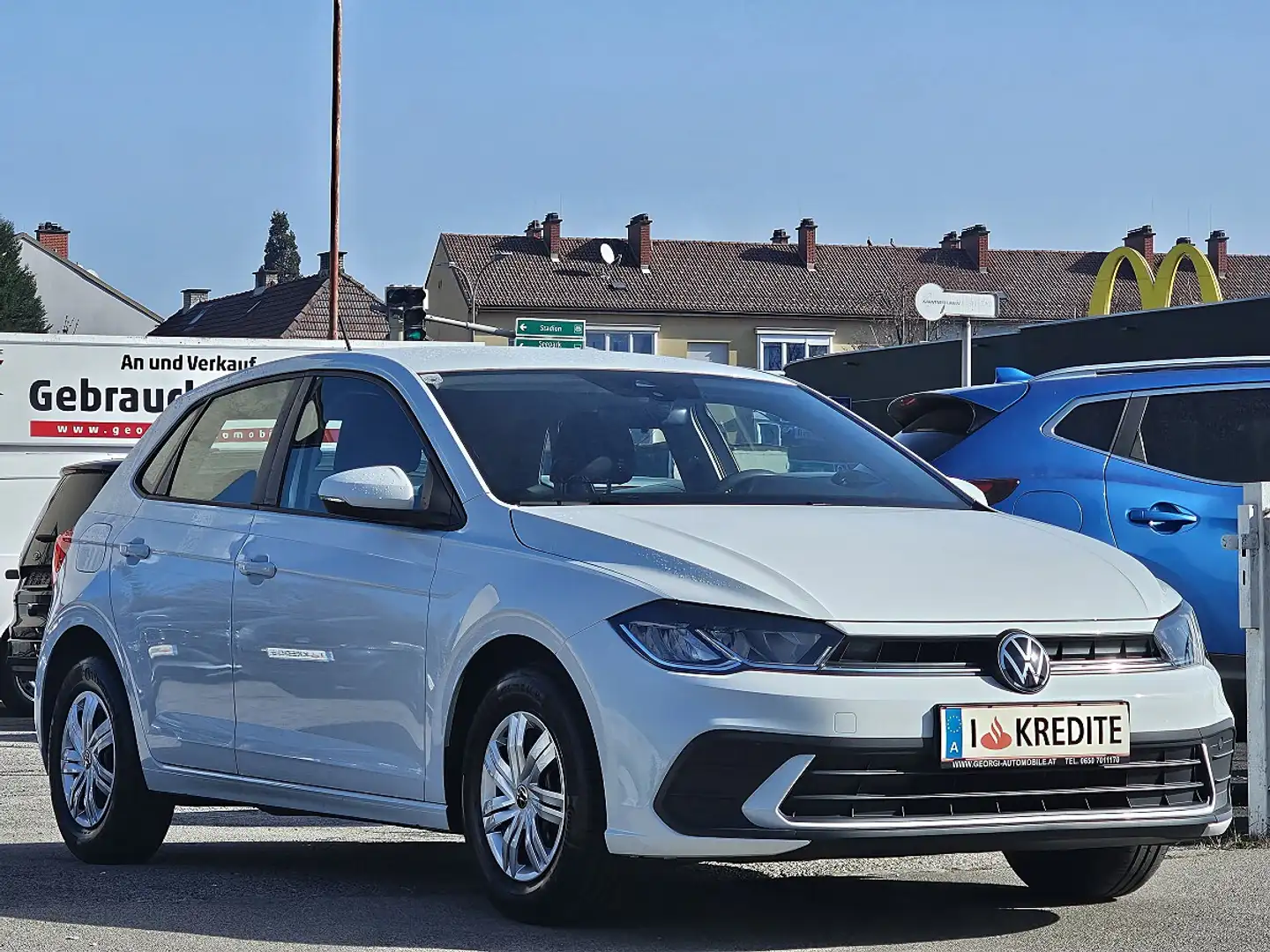 Volkswagen Polo 1,0 Limousine 1-Hand Pickerl+Service-OK SR Weiß - 1