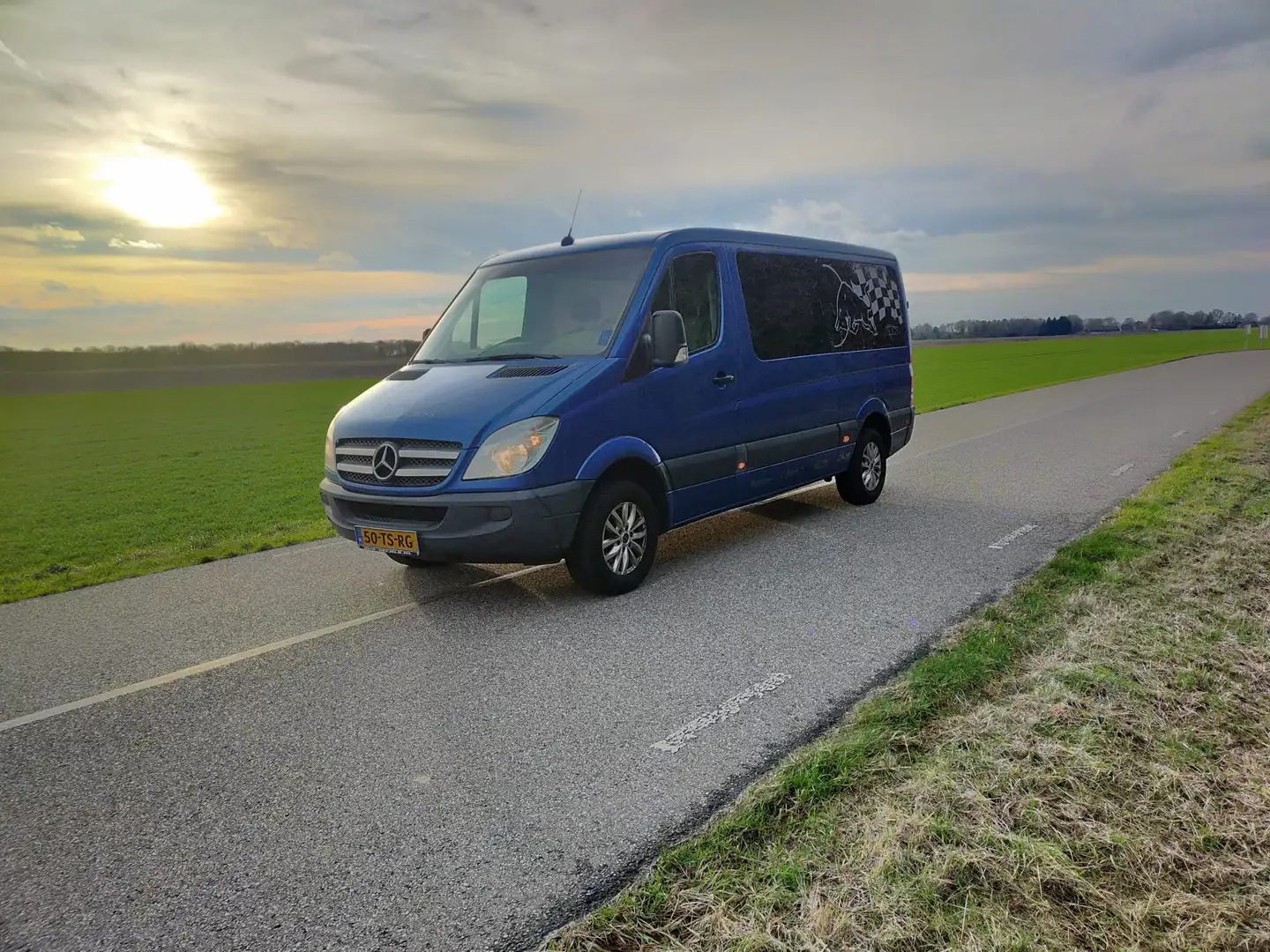 Mercedes-Benz 350 Mercedes Sprinter 2.1 906 AC 35 camper Blauw - 1