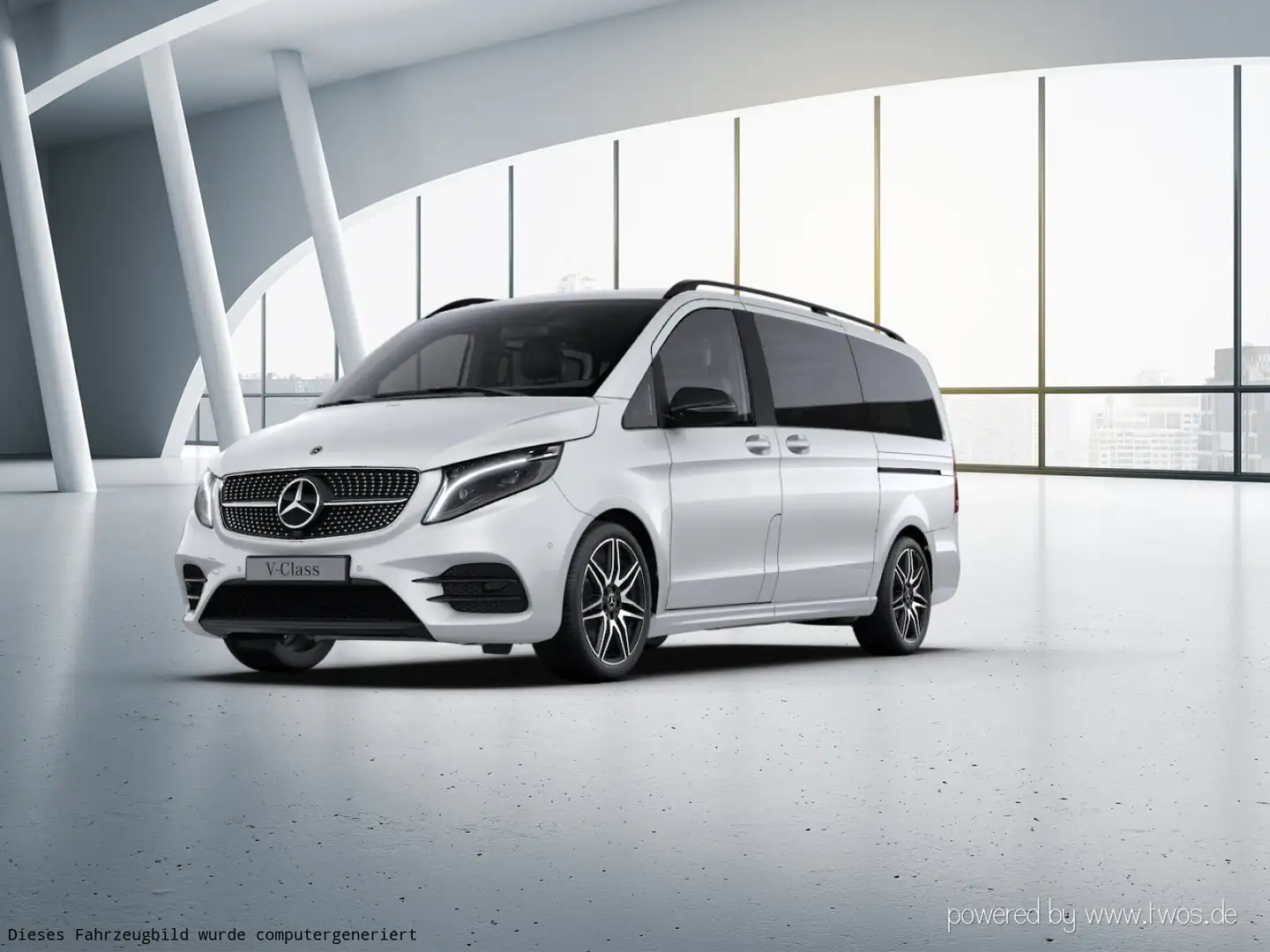 Mercedes-Benz V 300 V 300 d 4MATIC EXCLUSIVE EDITION Lang  AMG Line Weiß - 2