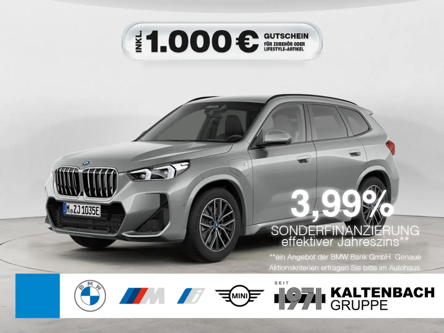 BMW X1 xDrive30e M-Sport AHK HUD 360° LED ACC H/K Silber - 1