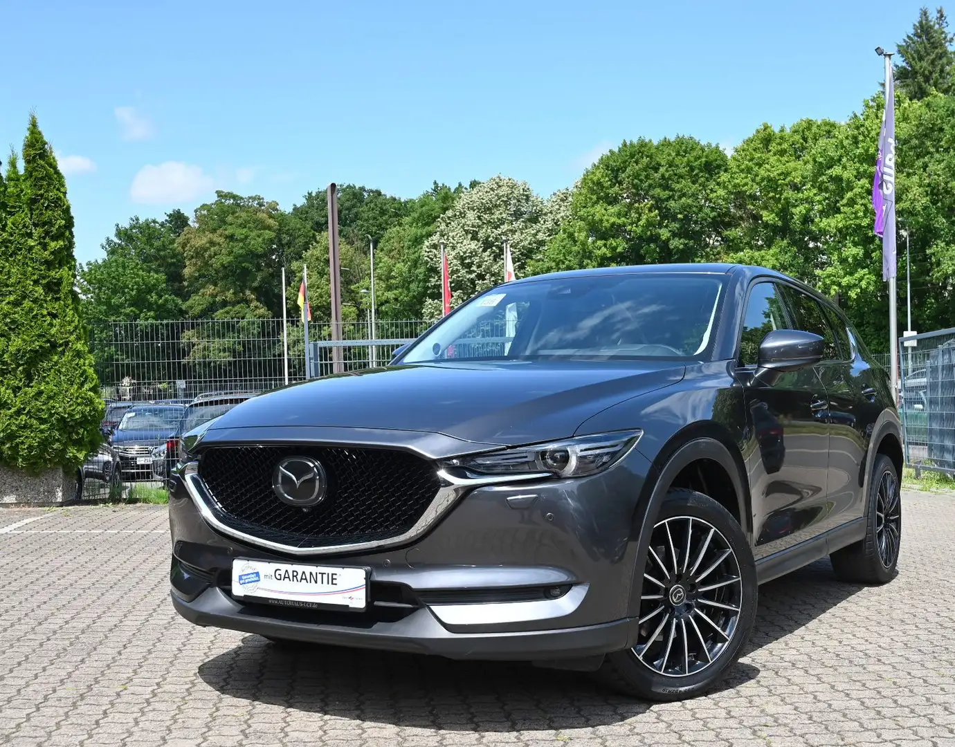 Mazda CX-5 2.2 SKYACTIV-D Sports-Line AWD 360° Leder Grau - 1