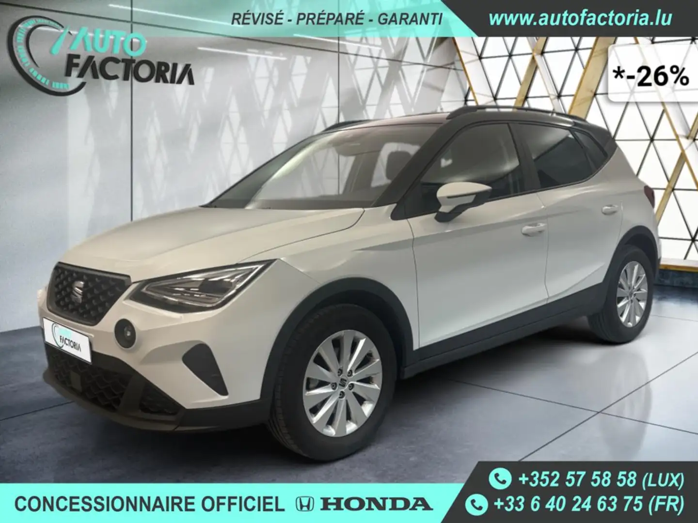 SEAT Arona -26% 1.0 TSI 115cv+MIRRORLINK+RADAR+LED+Options Beige - 1