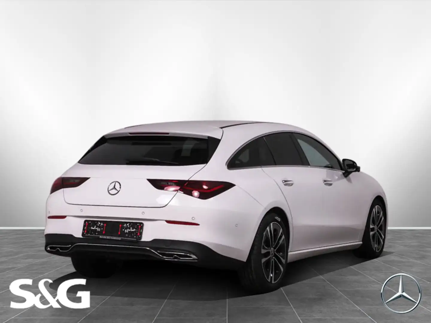 Mercedes-Benz CLA 180 PANORAMA+TOTWINKEL+360° Blanc - 2