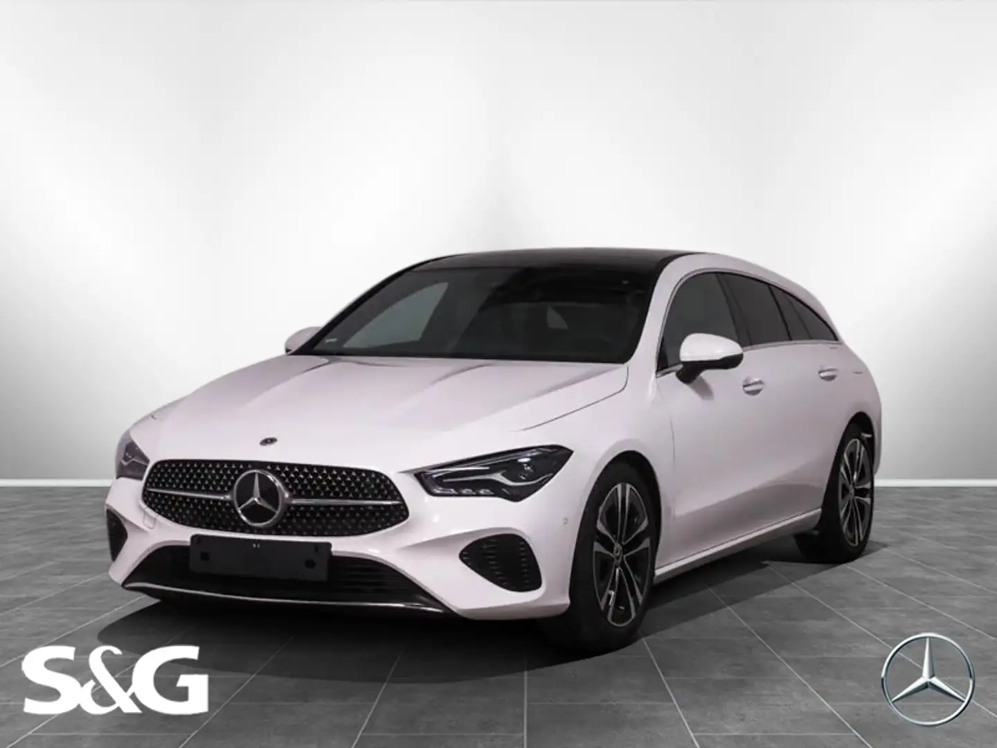 Mercedes-Benz CLA 180 PANORAMA+TOTWINKEL+360° Blanc - 1