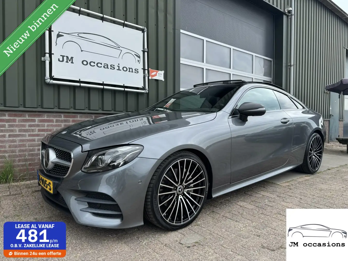 Mercedes-Benz E 200 Coupé Edition 1|Burmeister|Pano|Camera| Grijs - 1