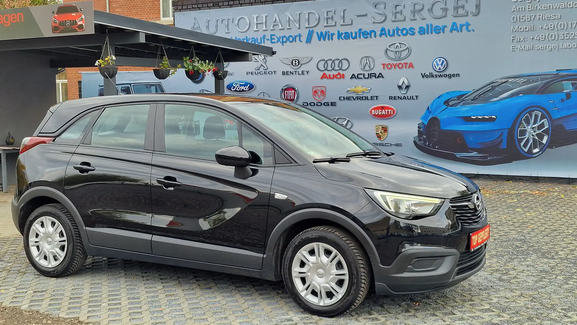 Opel Crossland X Edition Schwarz - 2
