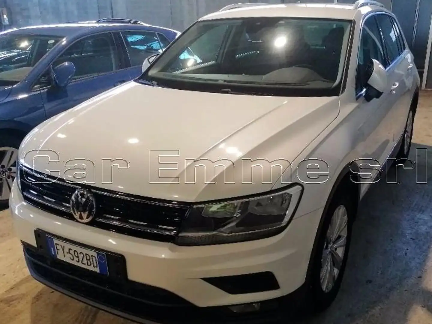 Volkswagen Tiguan 2.0 TDI Business Navi 150CV DSG Blanc - 2