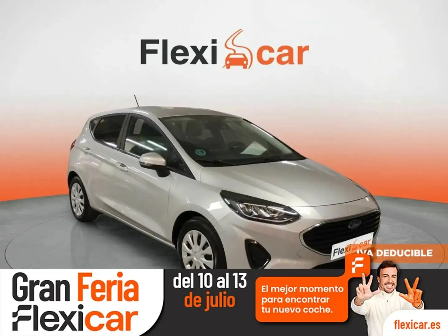Ford Fiesta 1.1 Ti-VCT Trend Gris - 1
