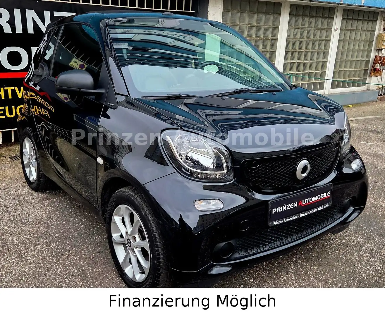 smart forTwo Cabrio *Aut*Leder*Alu*Sitzheizung Schwarz - 1