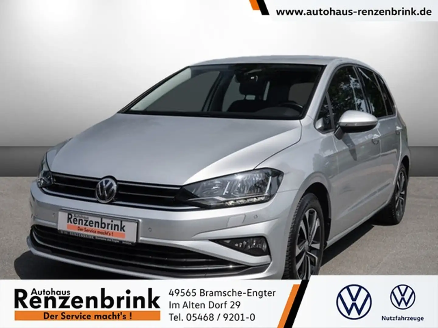 Volkswagen Golf Sportsvan United TSI DSG AHK Kamera Assistenzpaket Argent - 1