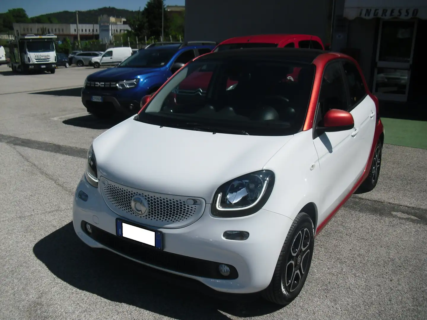 smart forFour 1.0 Passion 71cv twinamic, tetto pan, ottime cond. Bianco - 1
