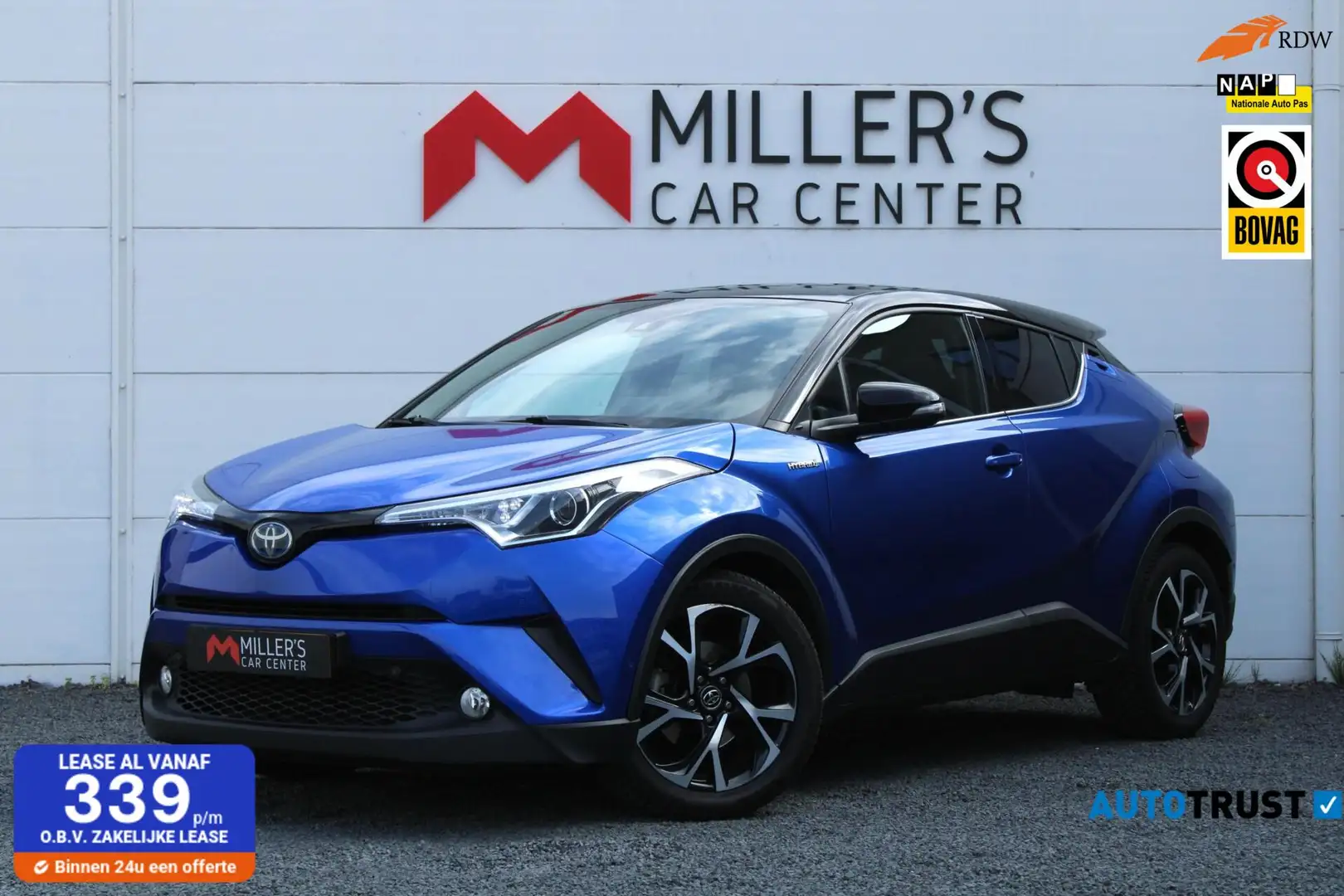 Toyota C-HR 1.8 Hybrid Camera Stuur&Stoelverwarming Cruise Bleu - 1