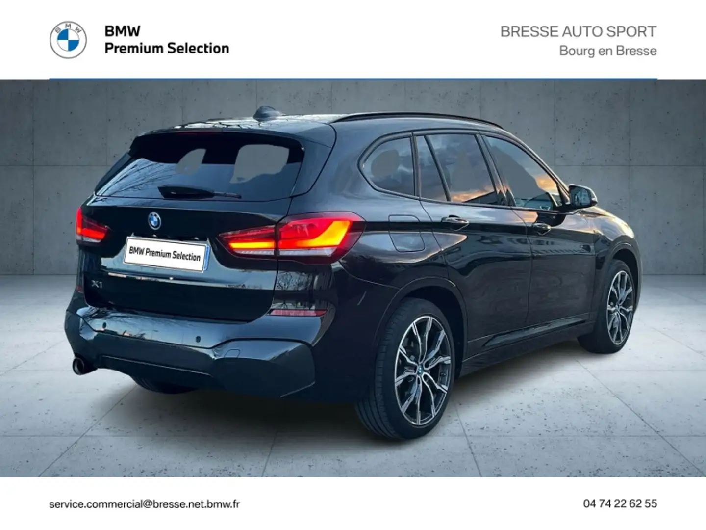 BMW X1 xDrive25eA 220ch M Sport 6cv Noir - 2