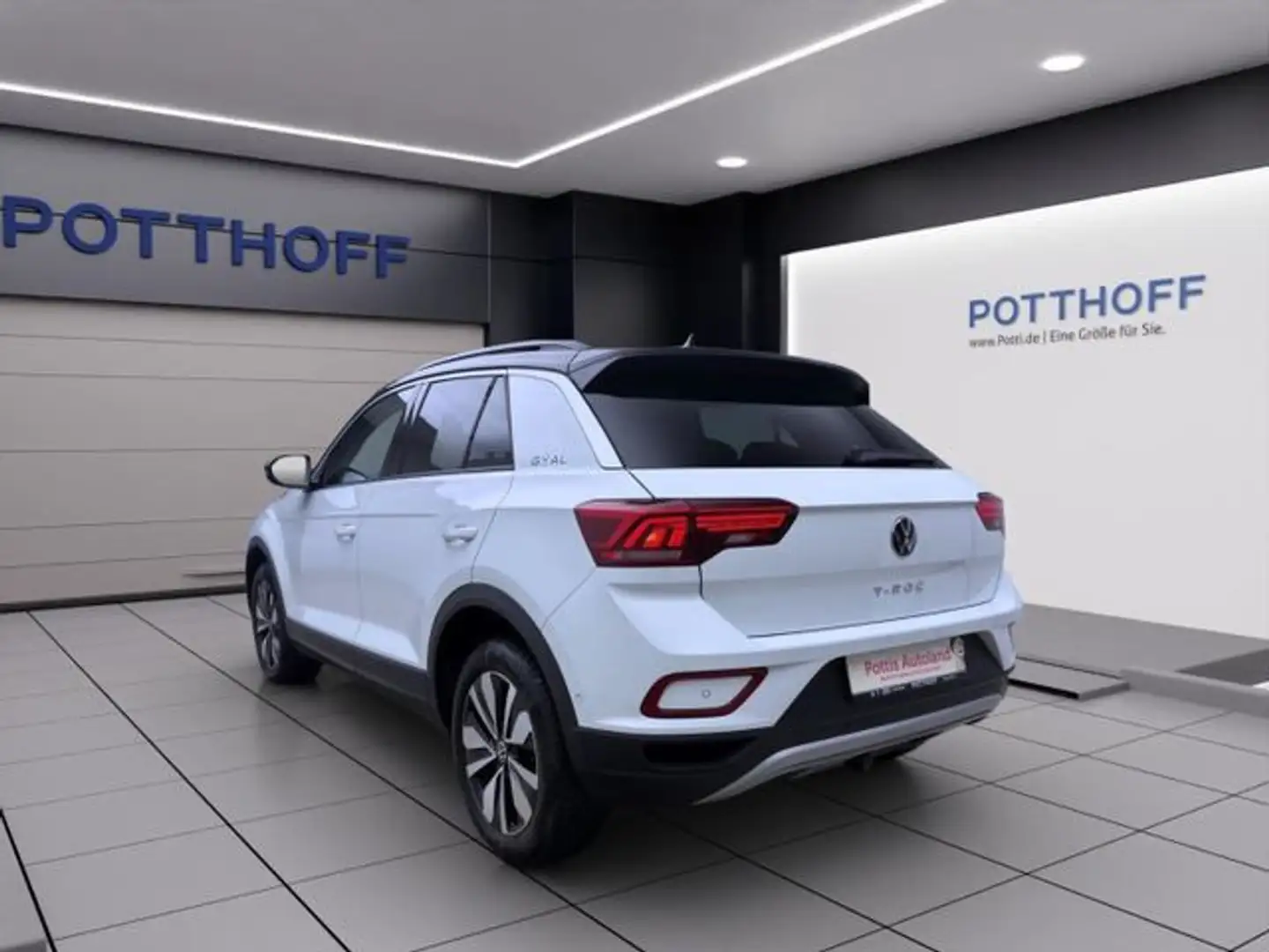 Volkswagen T-Roc 2.0 TDI DSG GOAL NAVI AHK KAMERA KLIMA Weiß - 2