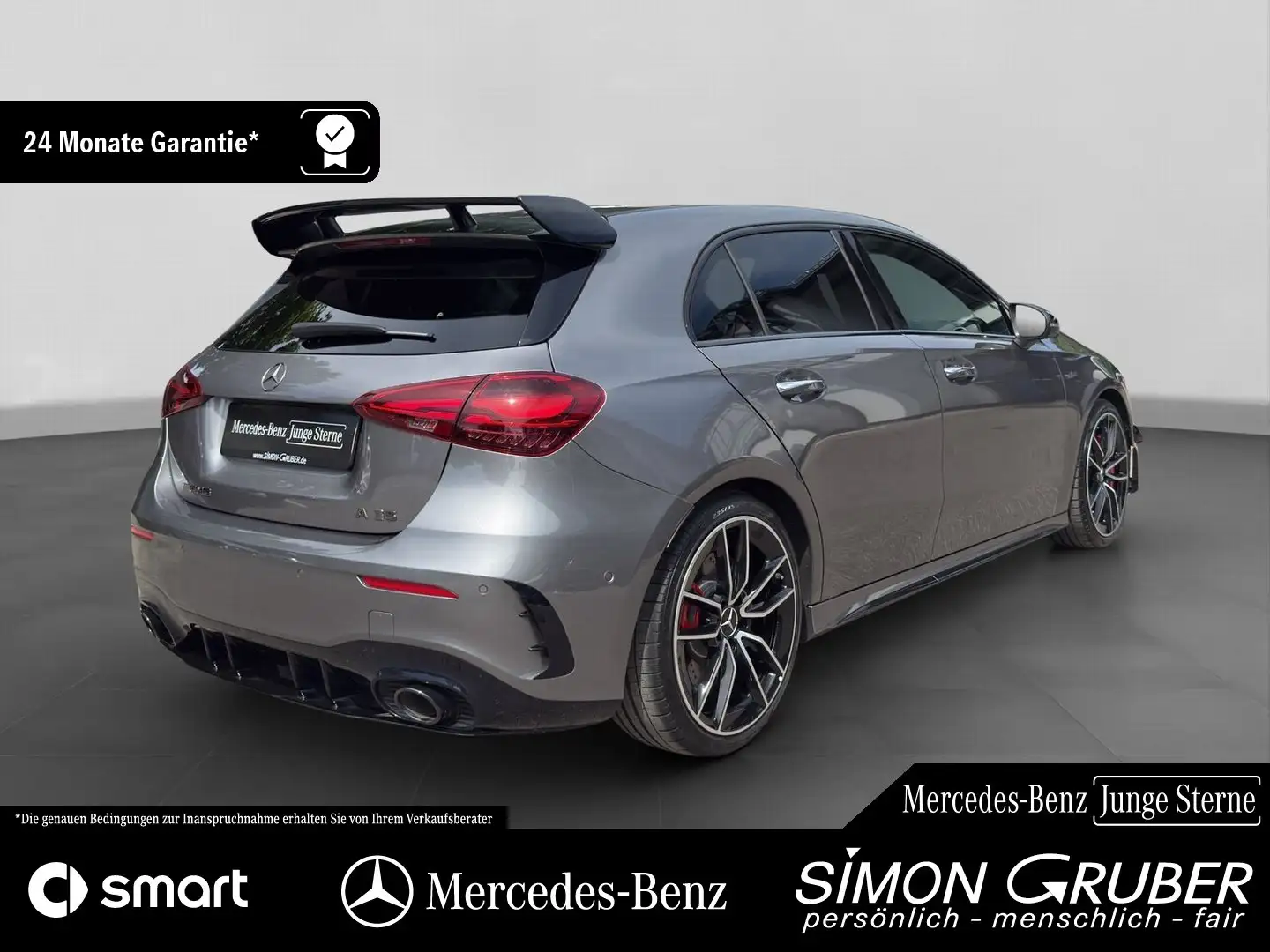 Mercedes-Benz A 35 AMG A 35 4M Premium Aero PerfSitz Pano Burm Ride 19" Grijs - 2