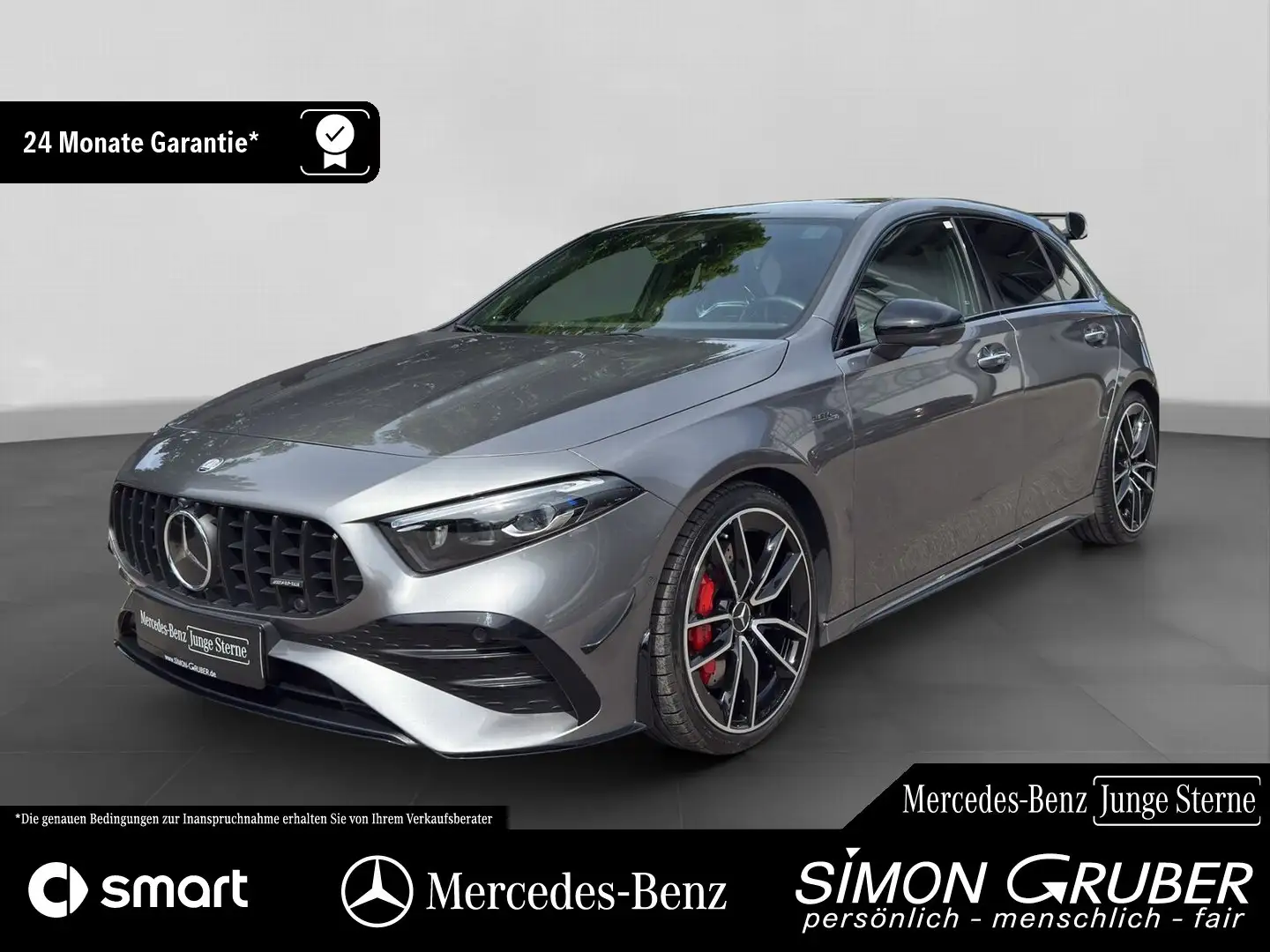 Mercedes-Benz A 35 AMG A 35 4M Premium Aero PerfSitz Pano Burm Ride 19" Grijs - 1