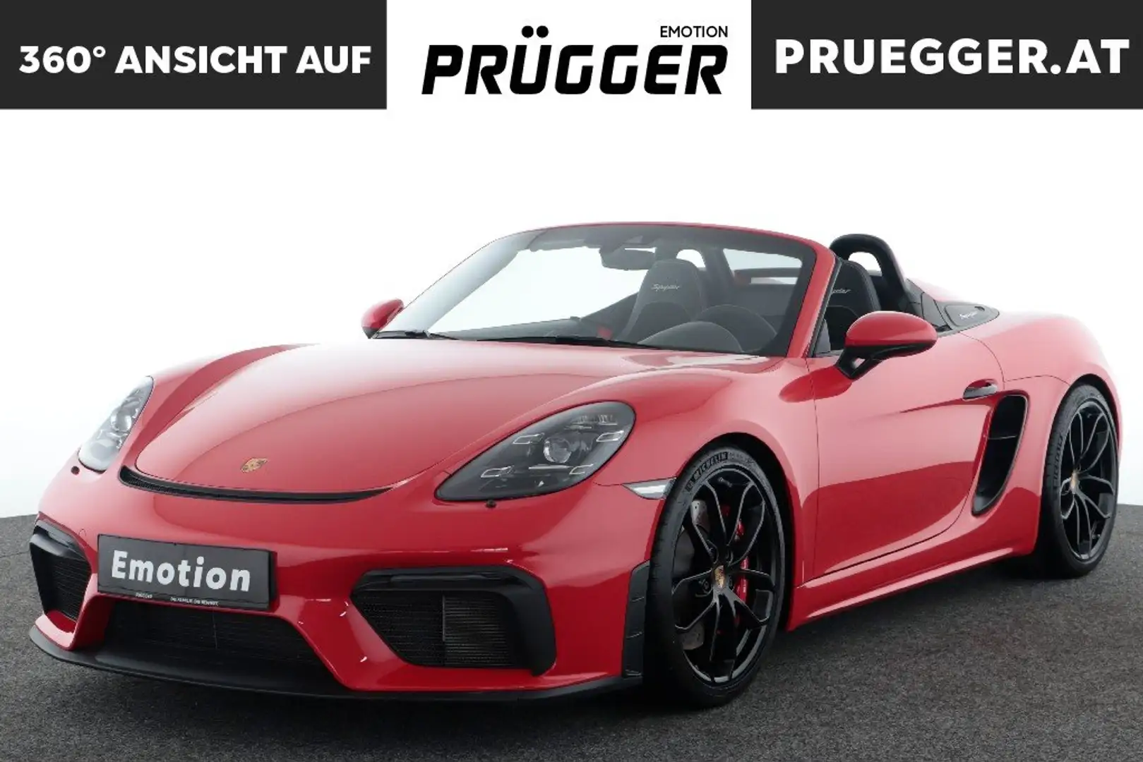 Porsche Boxster 718 Spyder PDK 4.0 NAVI LED BOSE 18-WEGE Rot - 1