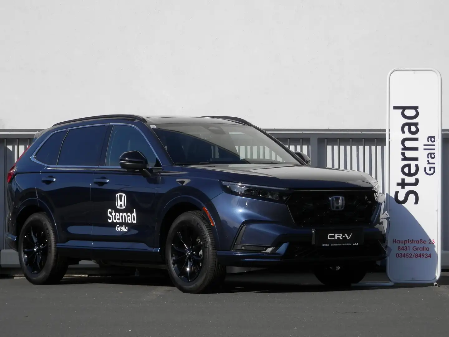Honda CR-V 2,0 i-MMD e:PHEV Advance Tech Aut. Blau - 1