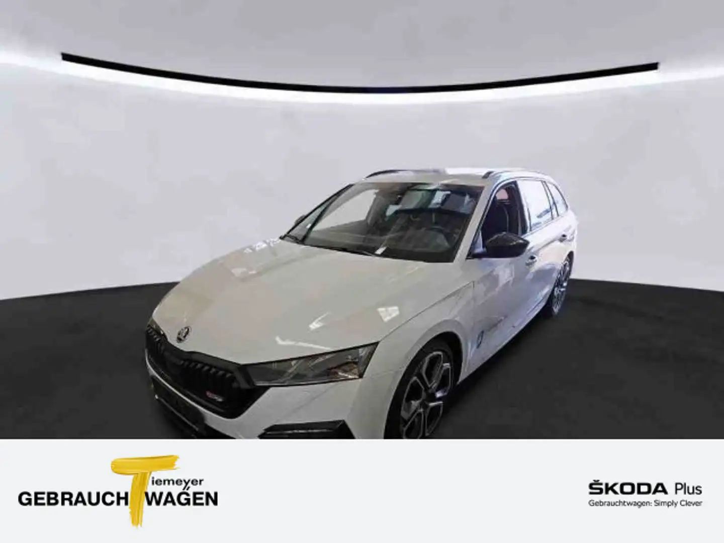 Skoda Octavia Combi 2.0 TDI 4x4 RS LM19 ST.HEIZ PANO A Weiß - 1