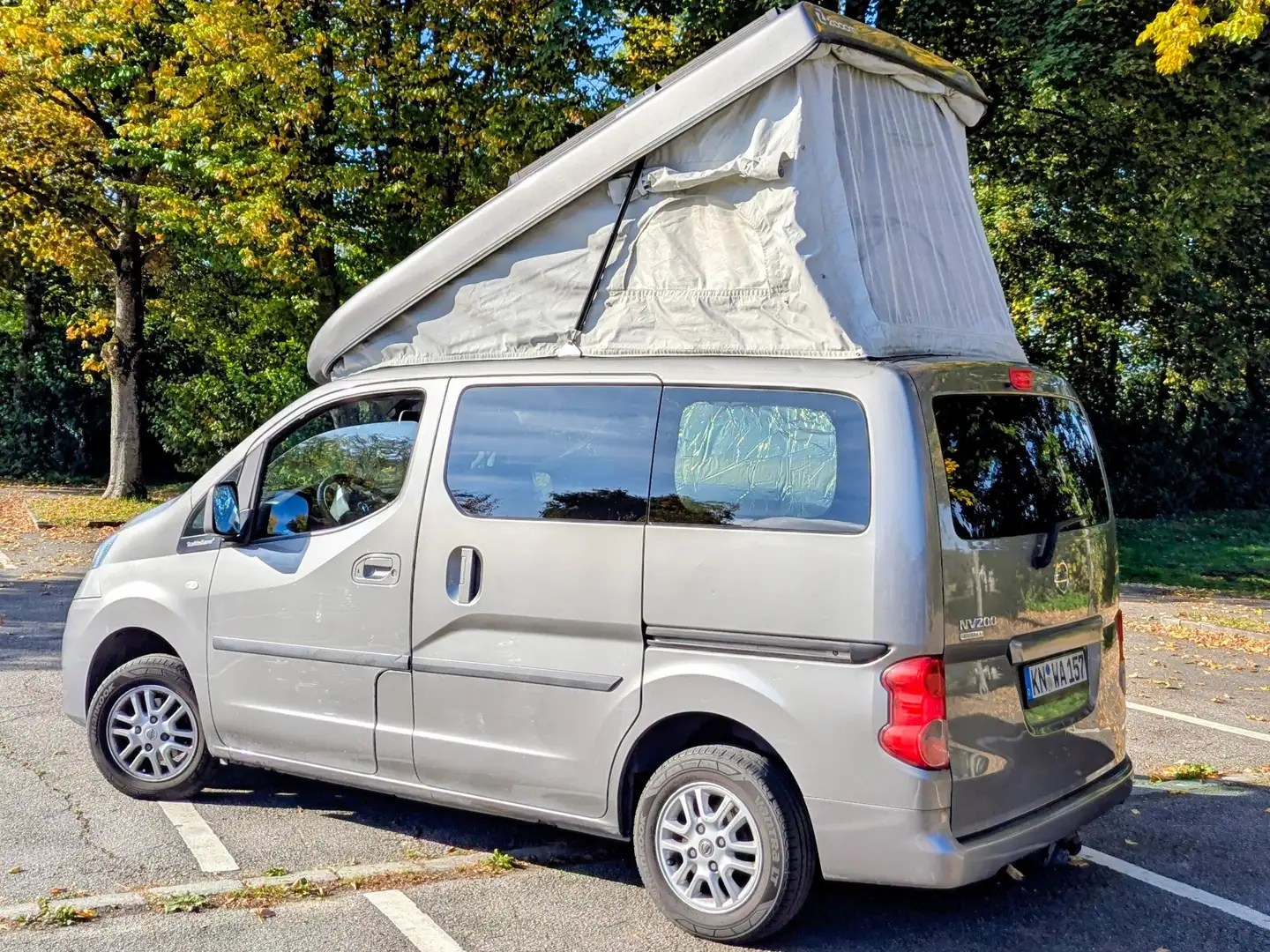 Nissan NV200 LPG | Camper | Solar | HU 12/26 |autark & gepflegt Grau - 2