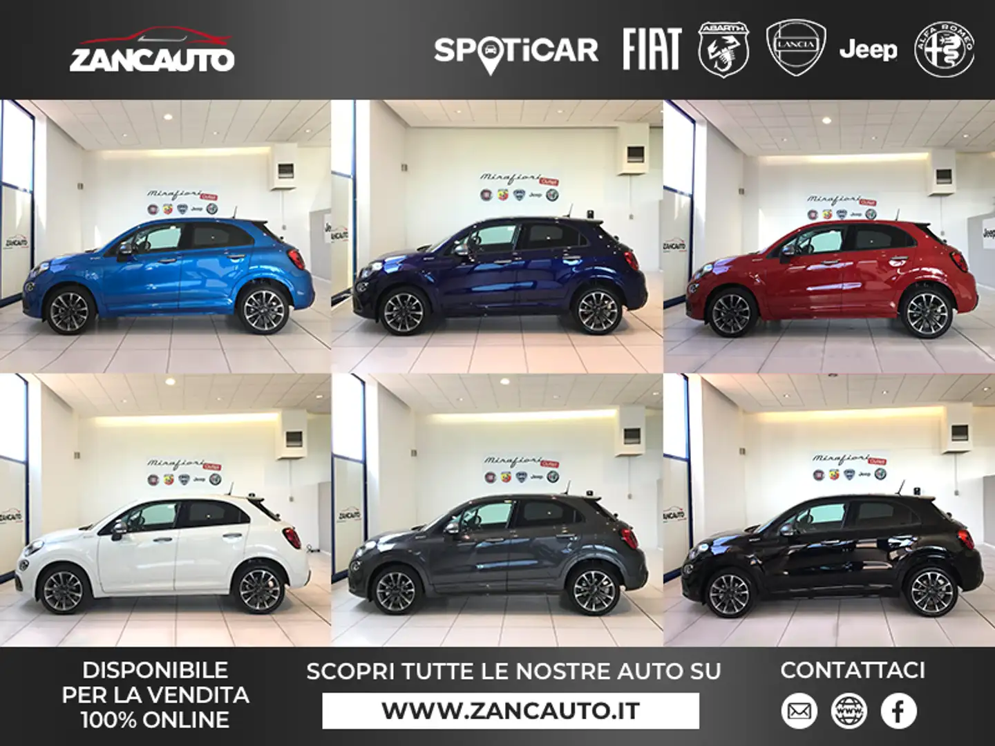 Fiat 500X 1.5 T4 Hybrid 130 CV DCT Sport MY24 Noir - 1