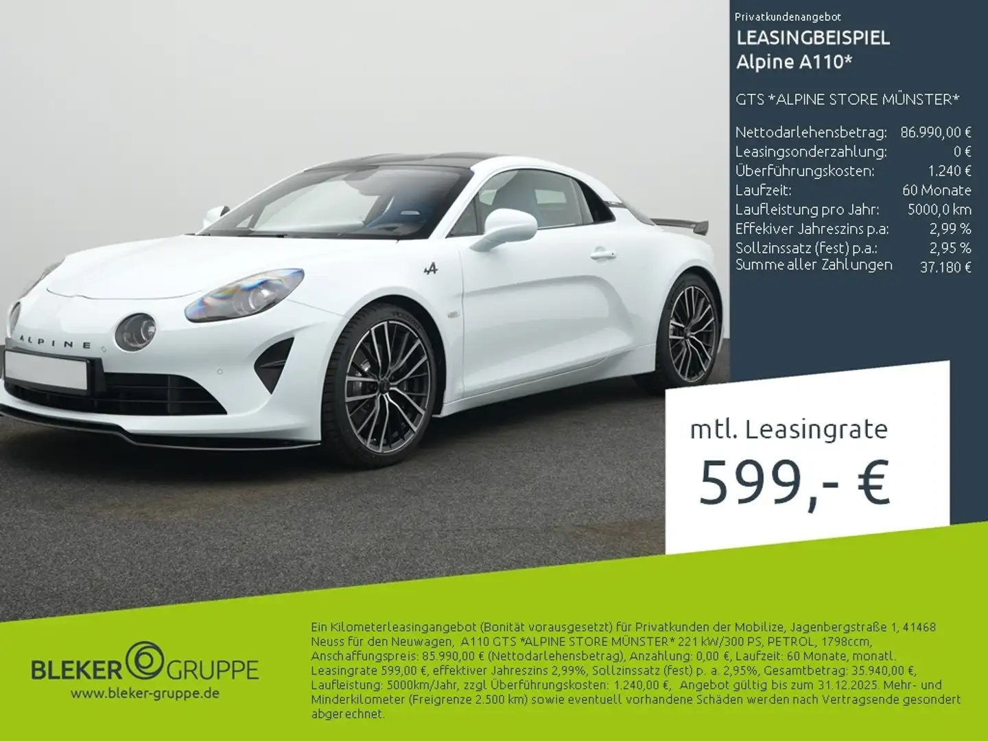 Alpine A110 GTS *ALPINE STORE MÜNSTER* Alb - 2