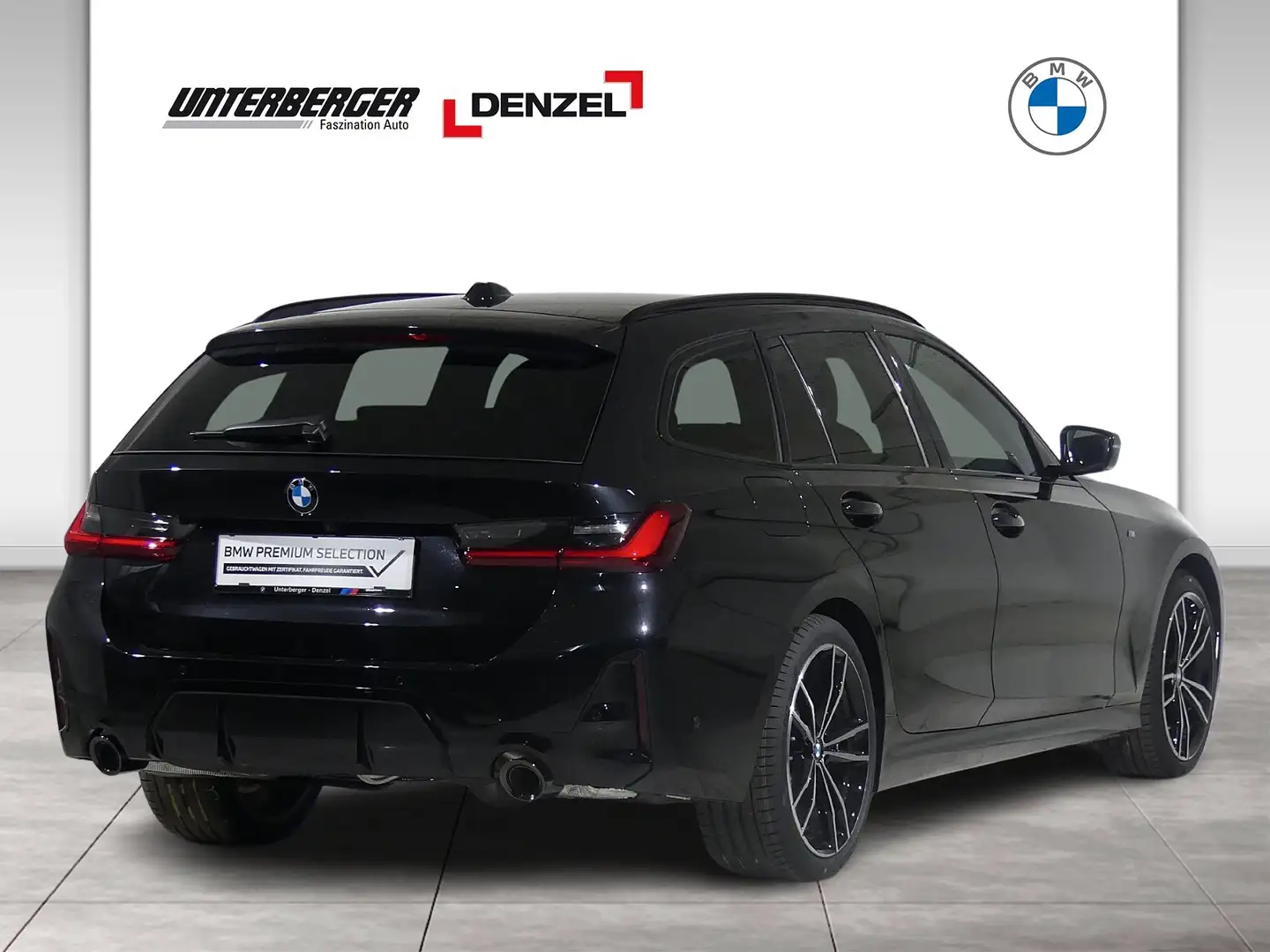 BMW 320 d xDrive Touring M Sportpaket Fekete - 2