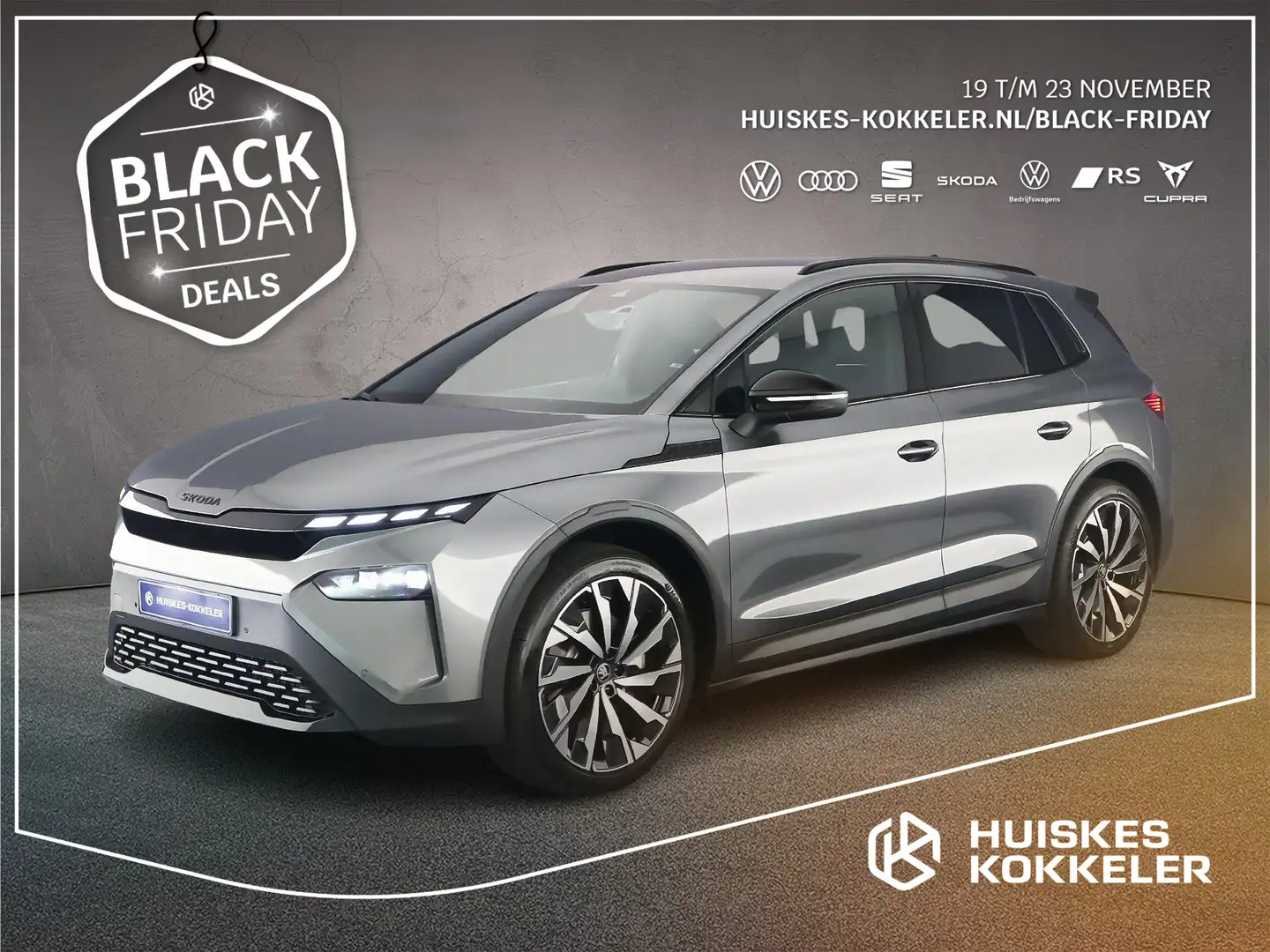 Skoda Elroq 85 Sportline Edition 286pk Automaat Adaptive cruis Grijs - 1