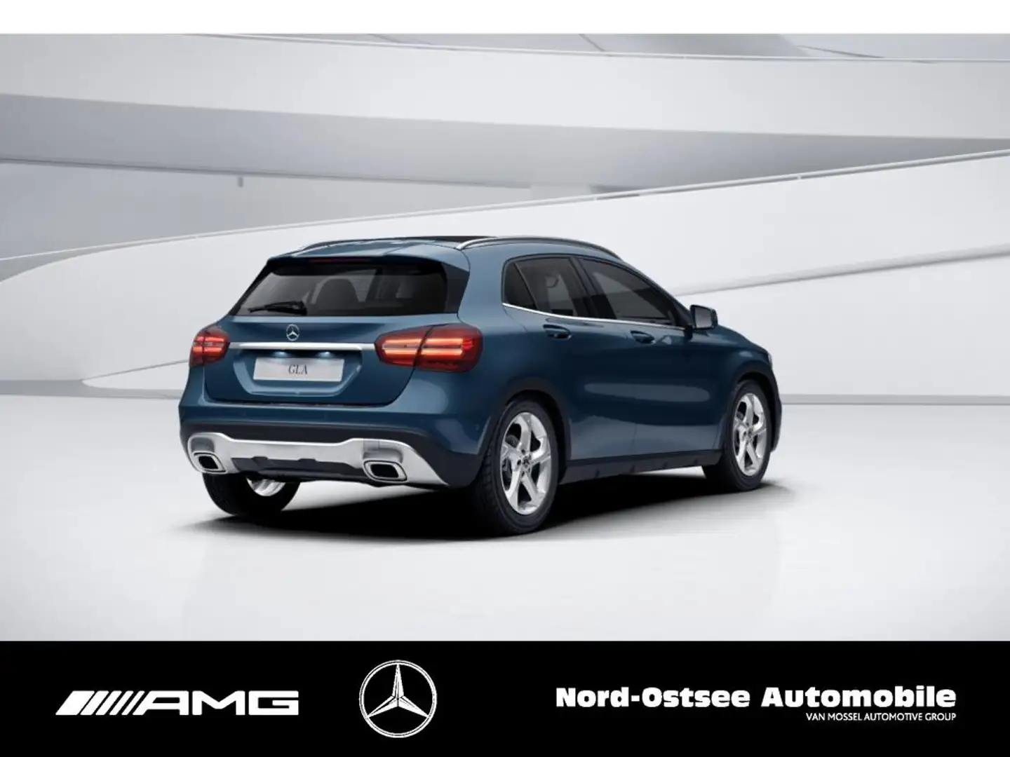 Mercedes-Benz GLA 200 URBAN NAVI PANO AHK LED TEMPOMAT SHZ Albastru - 2