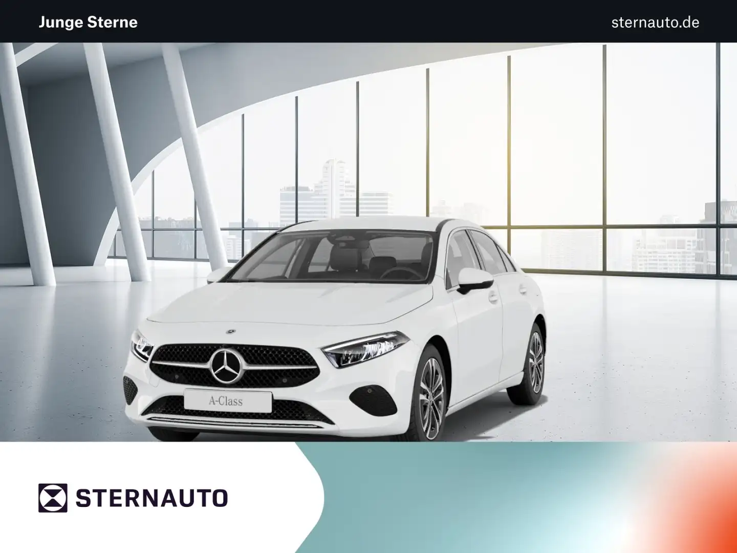 Mercedes-Benz A 180 A 180 Prog Limo LED WinterP RüCam Spur MBUX Prem Weiß - 1
