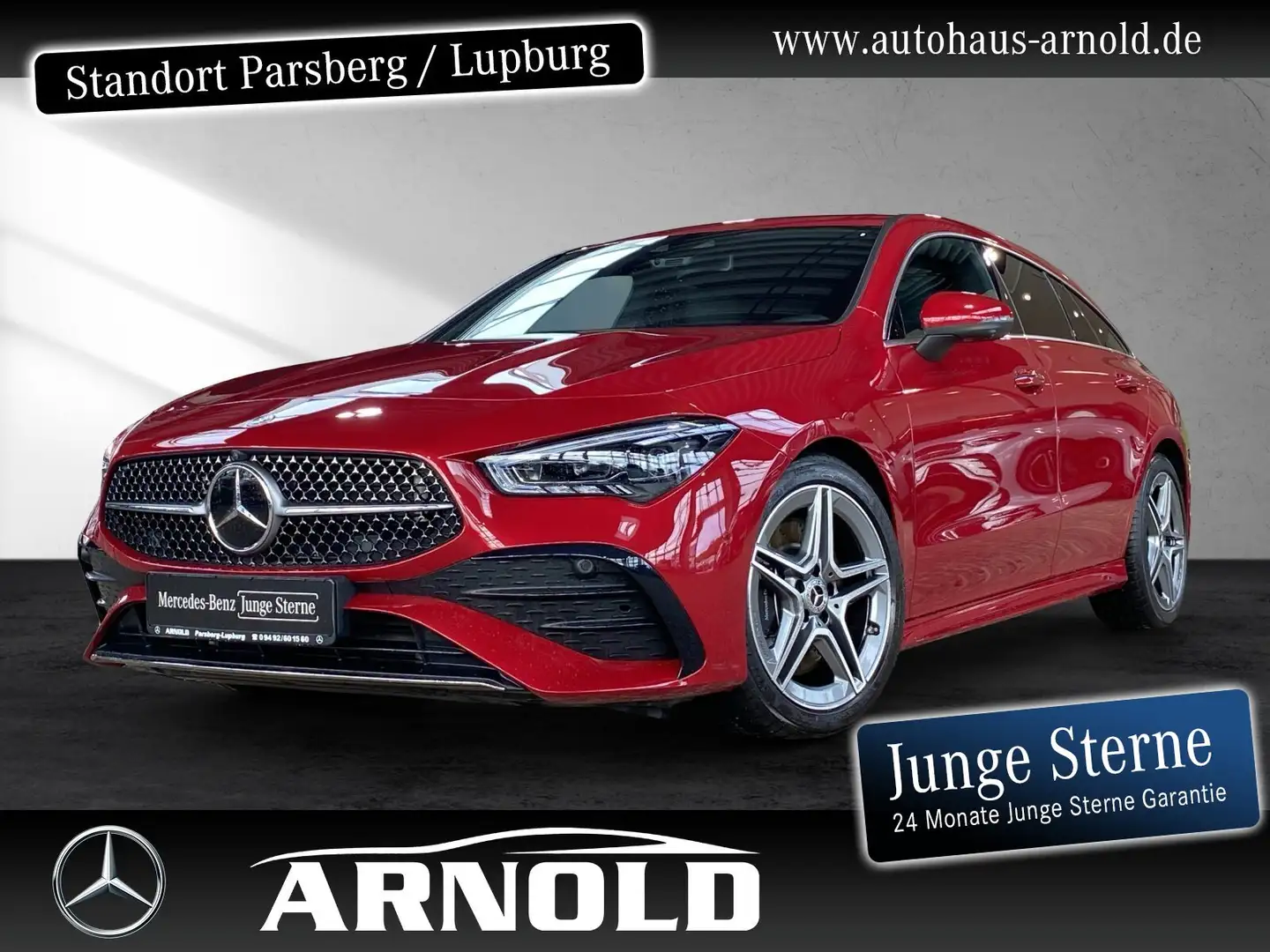 Mercedes-Benz CLA 250 CLA 250 4M SB AMG Line Fahrass-P. Burmester 360° Rot - 1