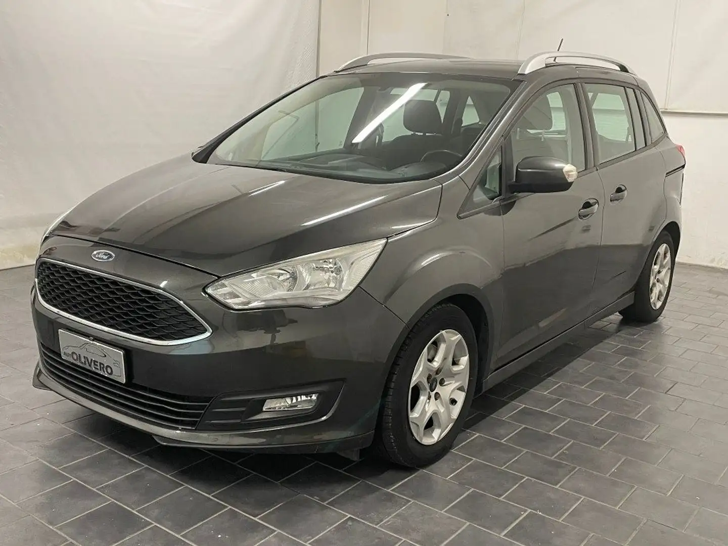 Ford C-Max 7 1.5 TDCi 120CV-7POSTI-NAVI-UNIPRO Gris - 2