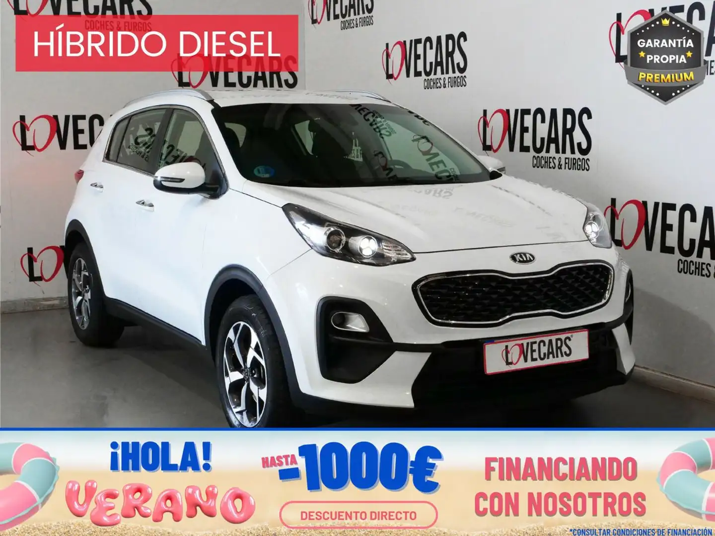 Kia Sportage 1.6 CRDi Concept 4x2 115 Blanc - 1