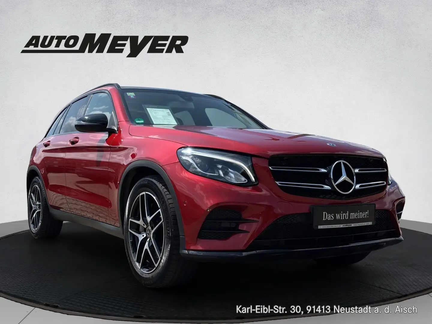 Mercedes-Benz GLC 250 4M AMG+NIGHT+AHK+PANO+NAVI+LED+KAMERA+++ Rot - 2