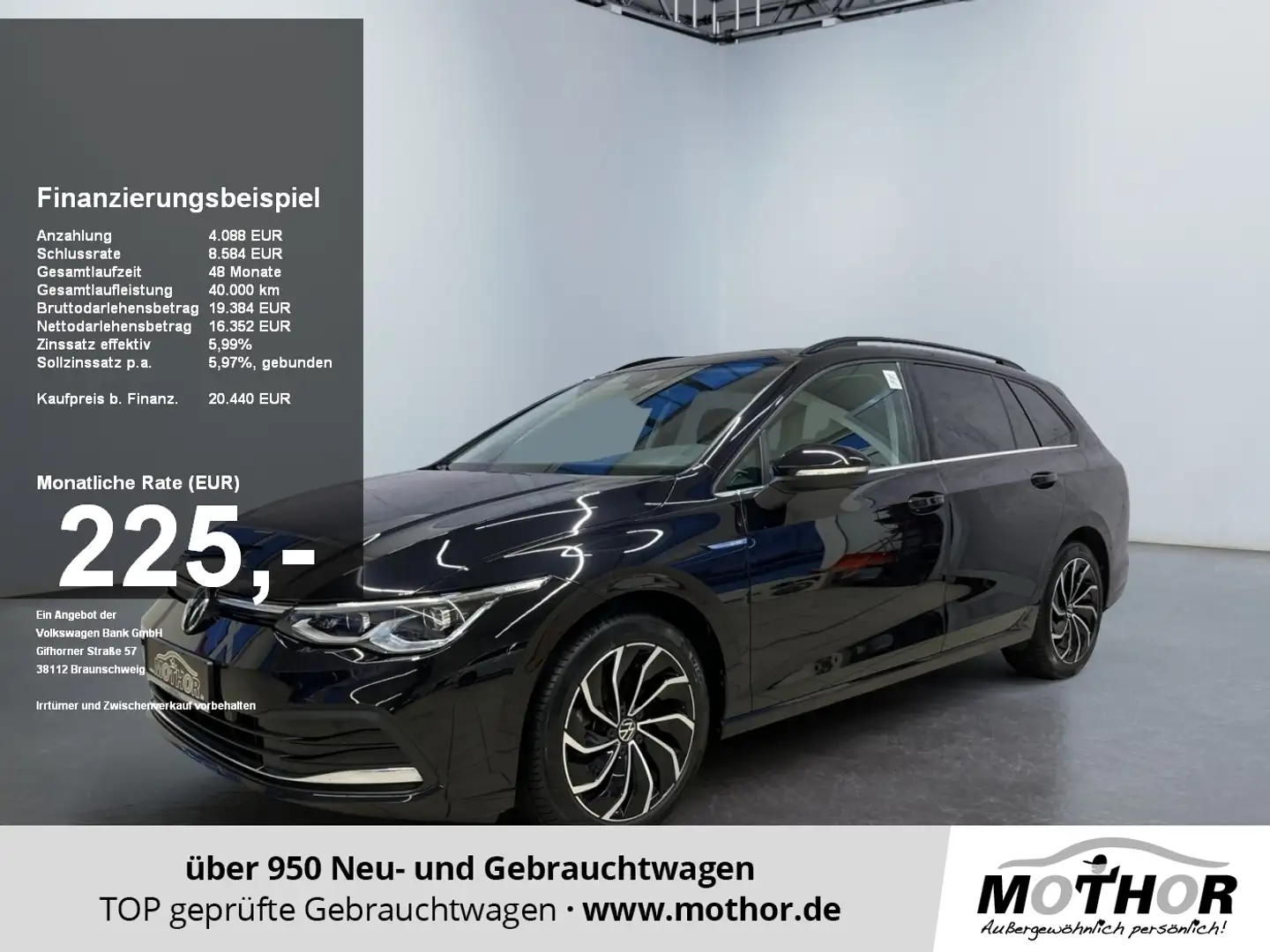 Volkswagen Golf Variant Golf VIII Variant Style 1.5 TSI Digital Cockpit Schwarz - 1