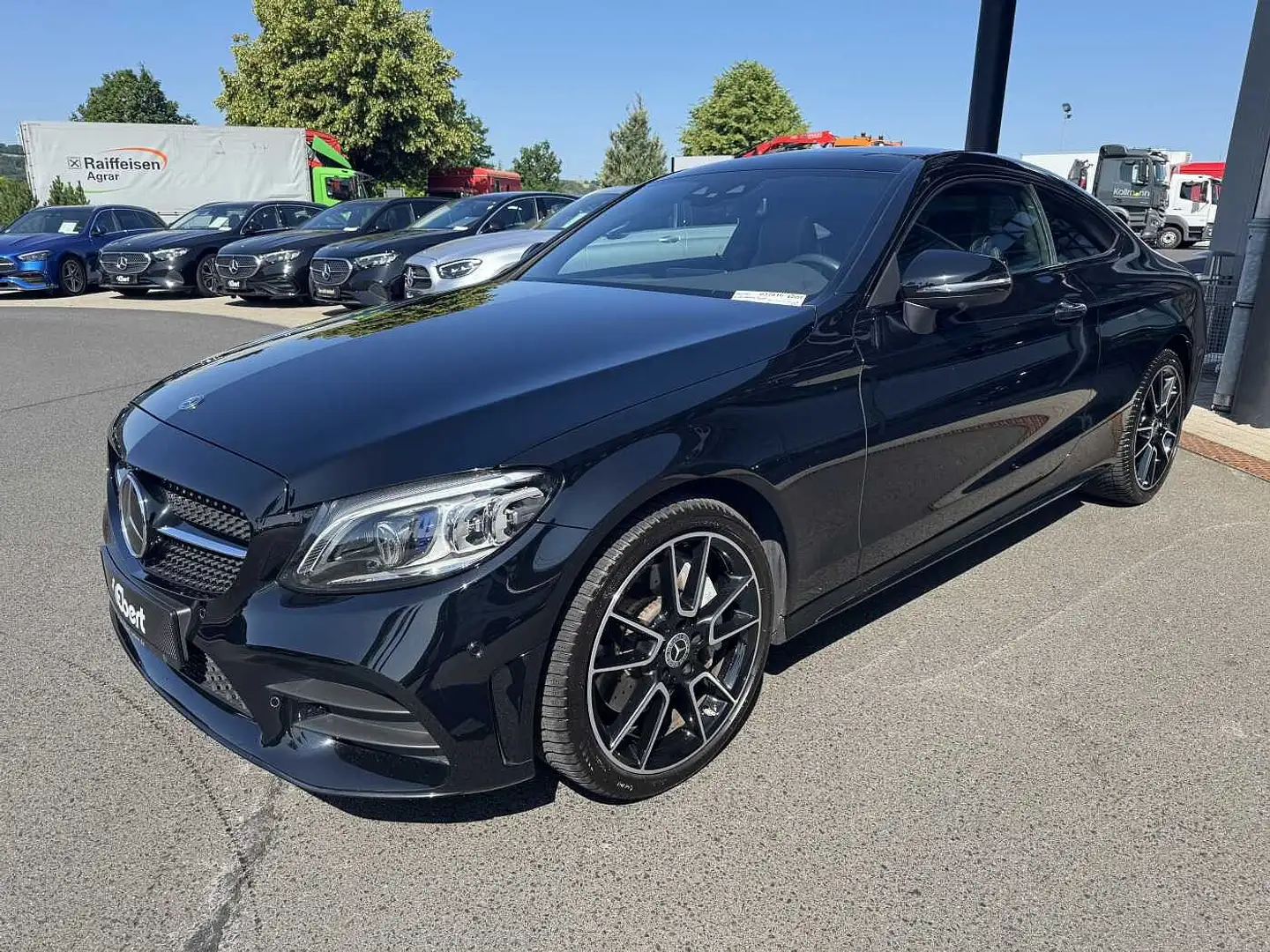 Mercedes-Benz C 400 4M AMG Coupe Pano+Burm+Distr+Memory+360 Noir - 2