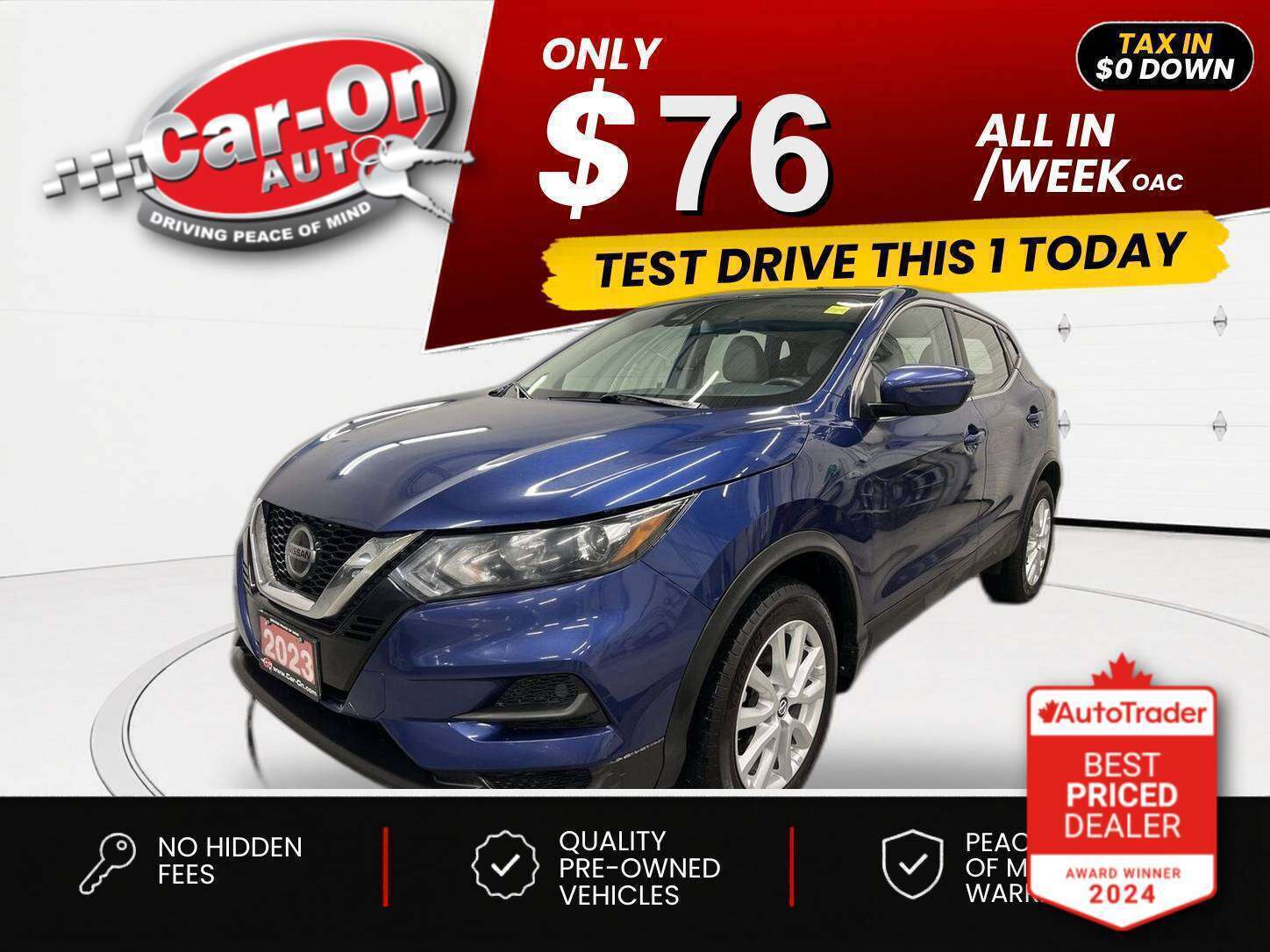 Blue 2023 Nissan Qashqai S FWD SUV / Crossover Automatic