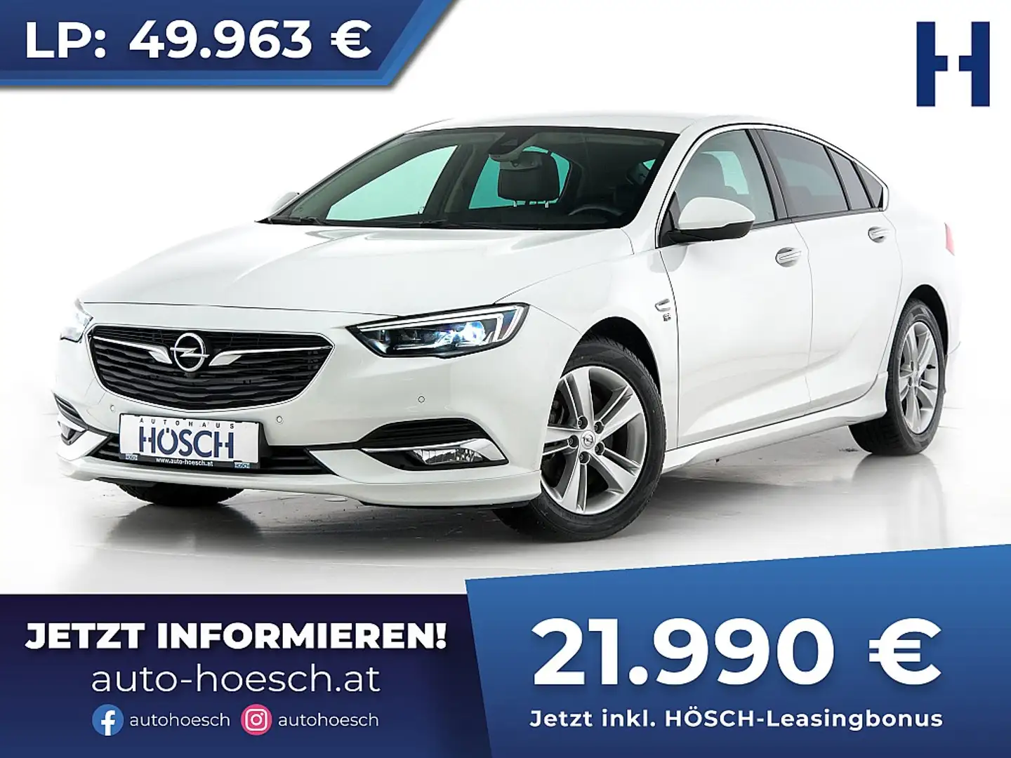 Opel Insignia GS 2.0 CDTI 4x4 Innovation OPC-Line AHK++ Bianco - 1