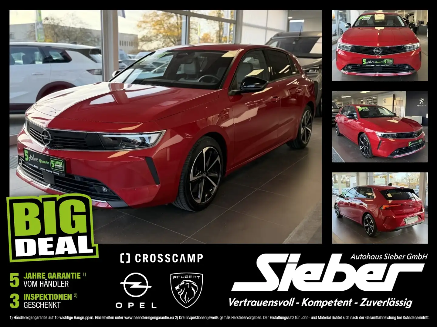 Opel Astra L 1.6 Turbo Business Edition Kamera*Sitzhzg Rot - 1