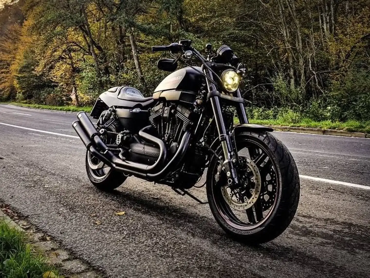 Harley-Davidson XR 1200 XR 1200 X Klappenauspuff, LED Schwarz - 1