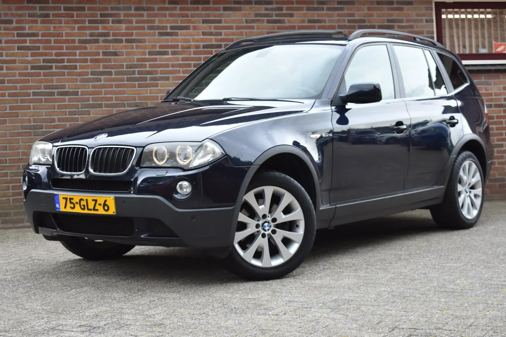 BMW X3 2.0d Executive '08 Pano Xenon Leder Clima Navi Cru Blauw - 1