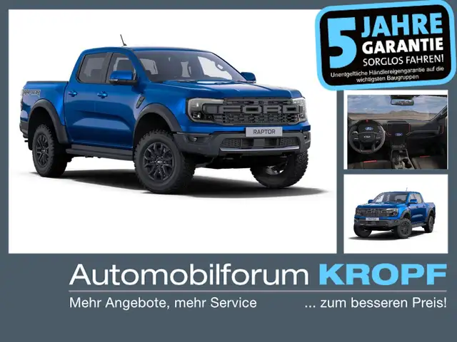 Ford Ranger Raptor 3.0 DoKa e-4WD NAVI*IACC*B&O*360°