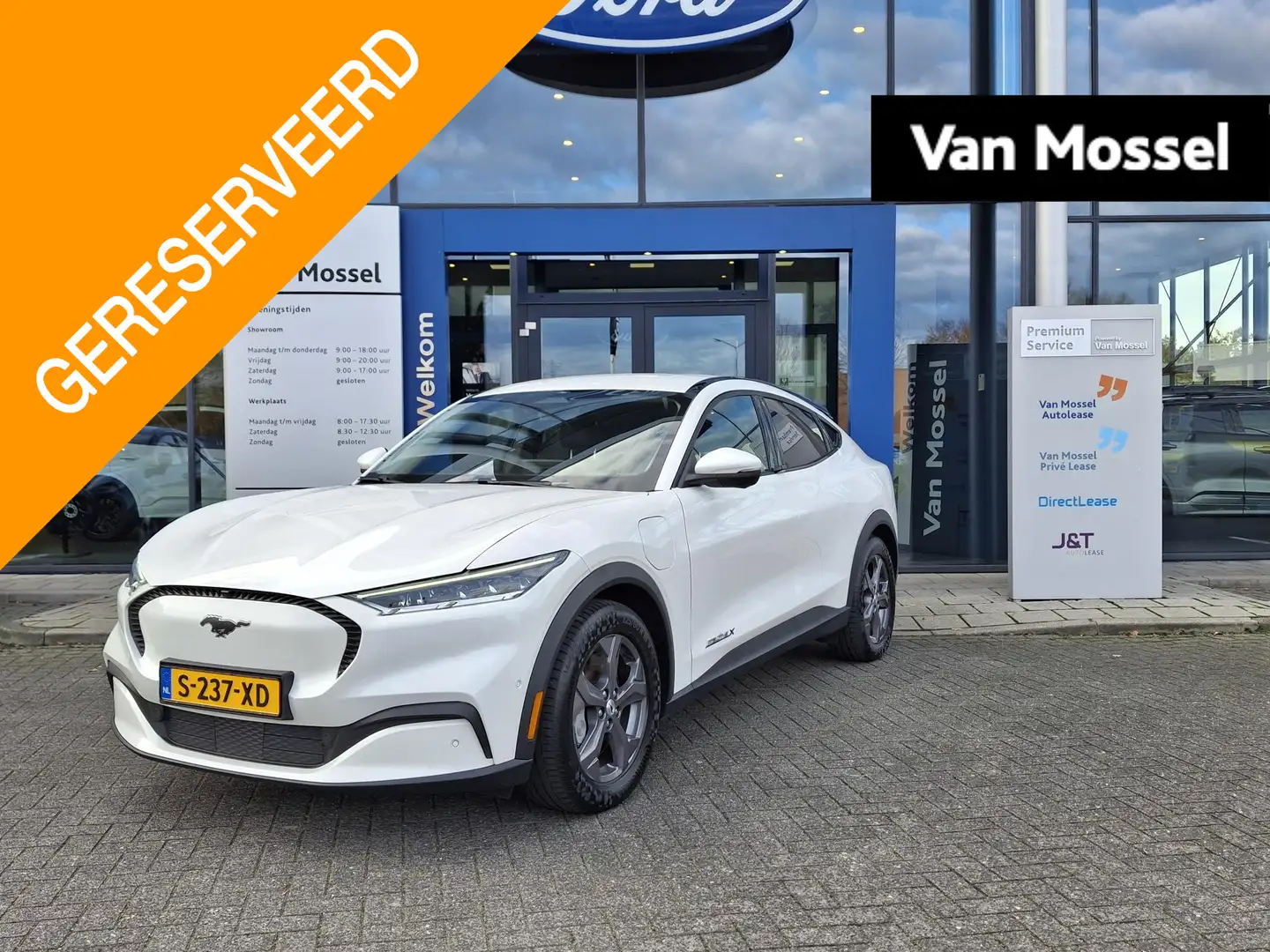 Ford Mustang Mach-E Extended RWD 98 kWh | Adaptive Cruise | Verwarmbar Blanc - 1