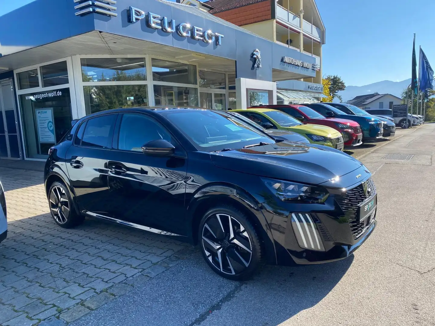 Peugeot 208 GT Hybrid e-DSC6 Schwarz - 1