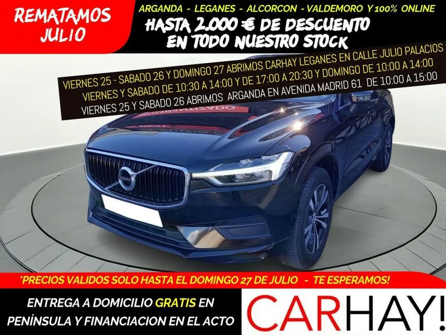 Volvo XC60 2.0 D3 MOMENTUM PRO ADBLUE Negro - 1