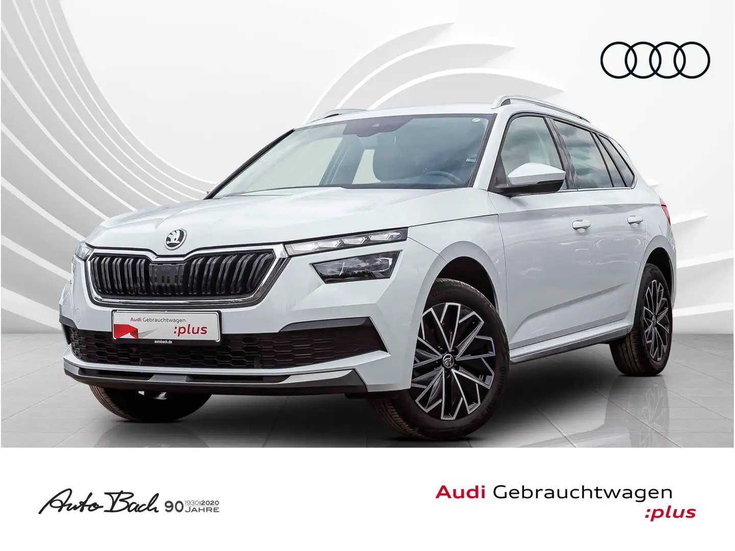 Skoda Kamiq Style 1.5TSI LED AHK EPH Climatronic Blanc - 1