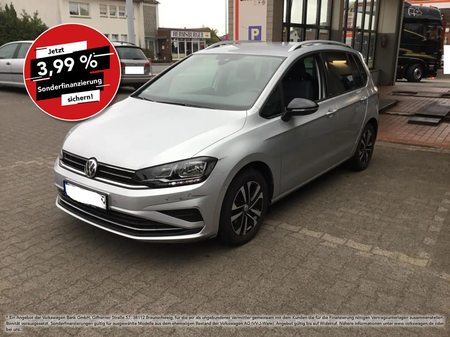 Volkswagen Golf Sportsvan IQ.Drive 1.5TSI NAV ACC SHZ Navi Argento - 1