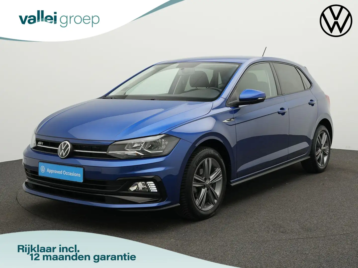 Volkswagen Polo 1.0 TSI 95 pk R-Line Edition | Achteruitrijcamera Blauw - 1
